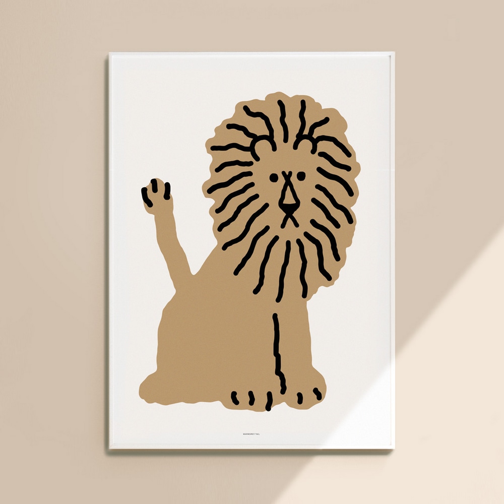 ArtPrint - Lion White – Bild 2